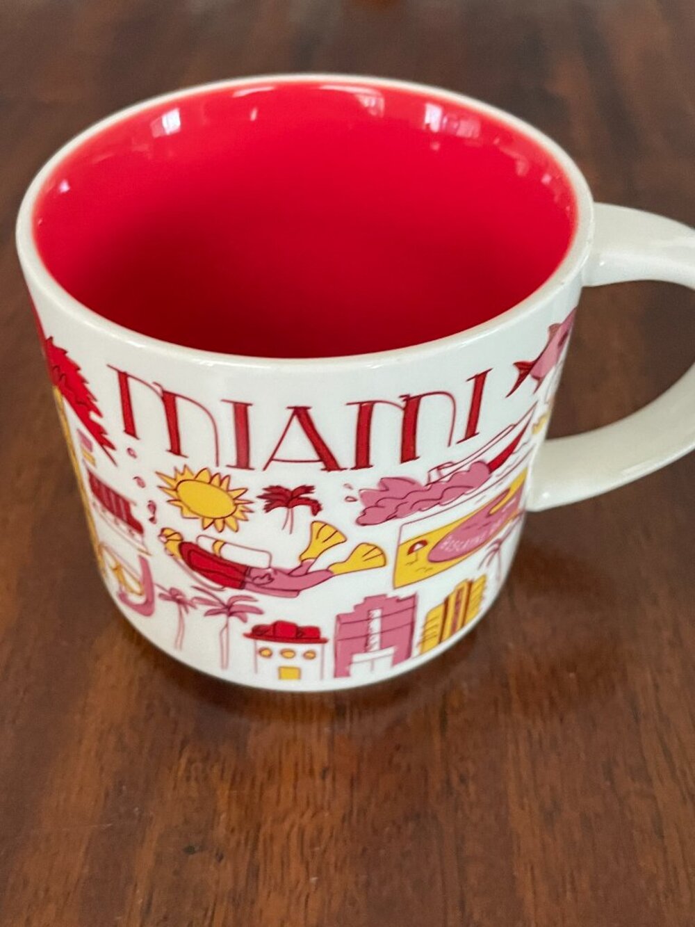 2019 Starbucks Miami Mug Been There Series Coffee Tea Ceramic 14 Oz
